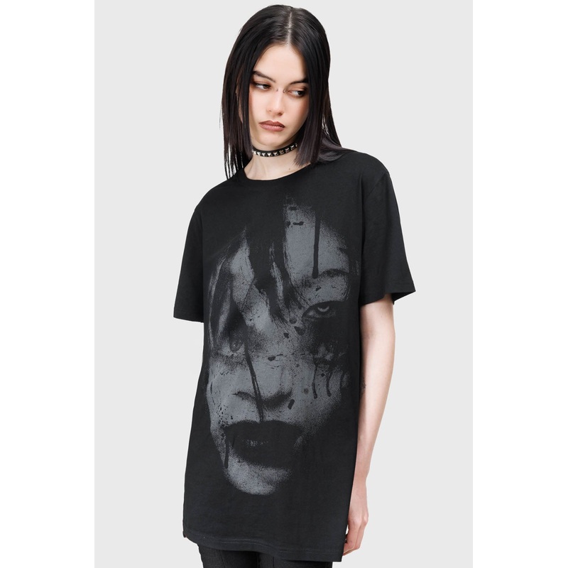 Grim Fusion T-Shirt XS Black 100% Cotton