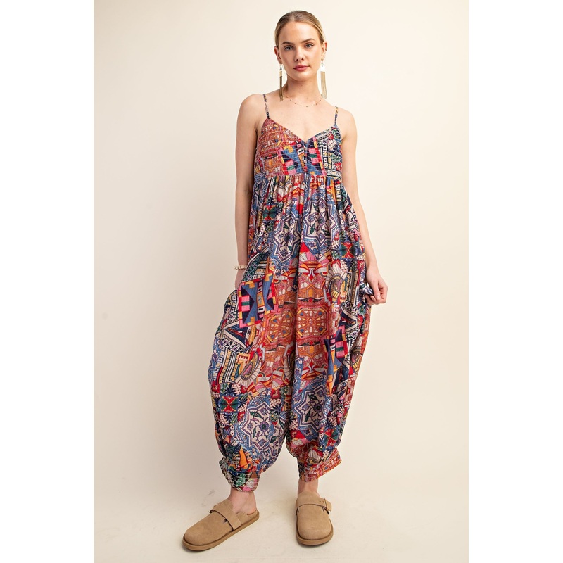 Adventure Postcard Jumpsuit SM