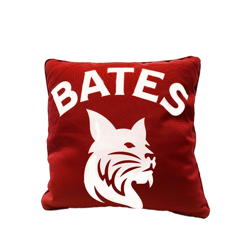 Pillow with BATES Bobcat