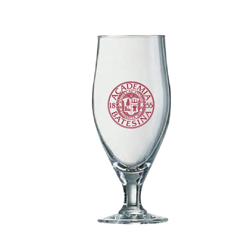 16 oz. Bates Academia Seal Cervoise Stem Glass