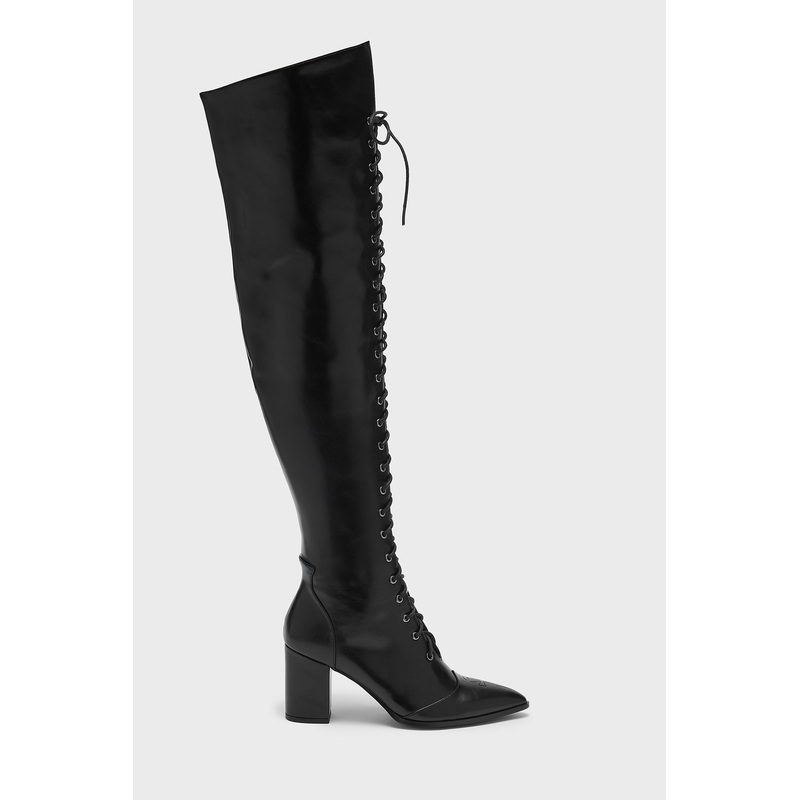 Ankh Eveninghill Boots US5 Black UPPER : 100% PU SOLE : 100% RUBBER