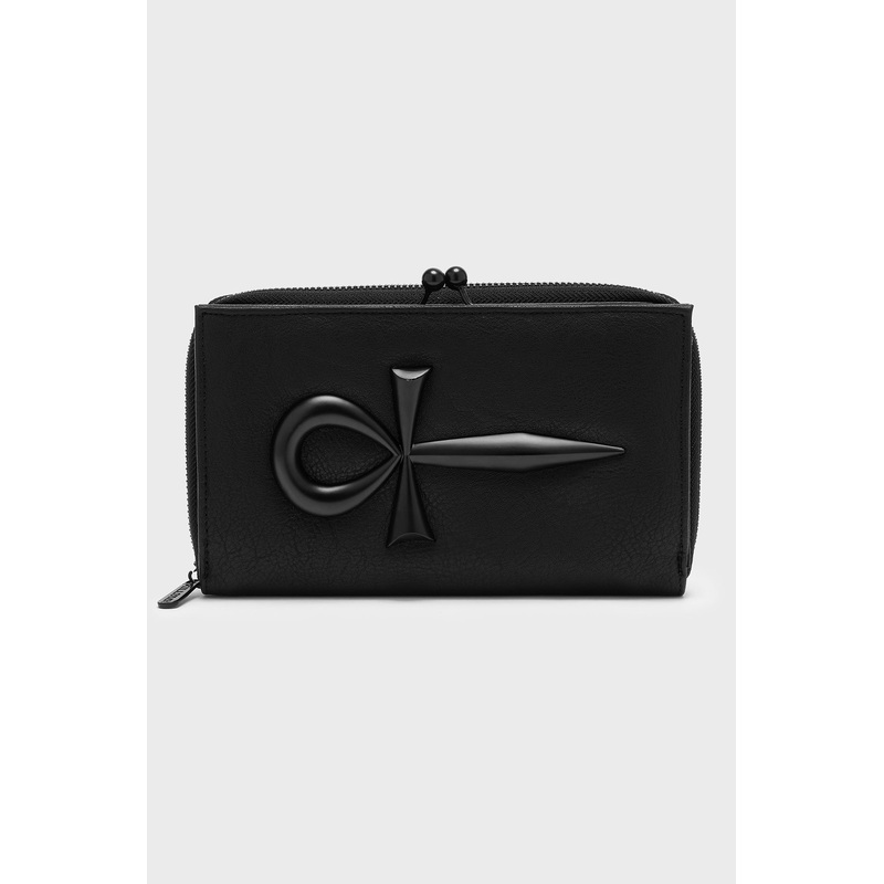 Ankhtration Wallet One Size Black 100% Polyurethane
