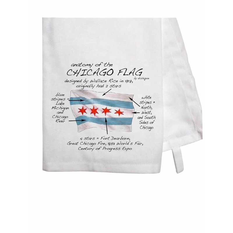 Anatomy Chicago Bar Towel O/S