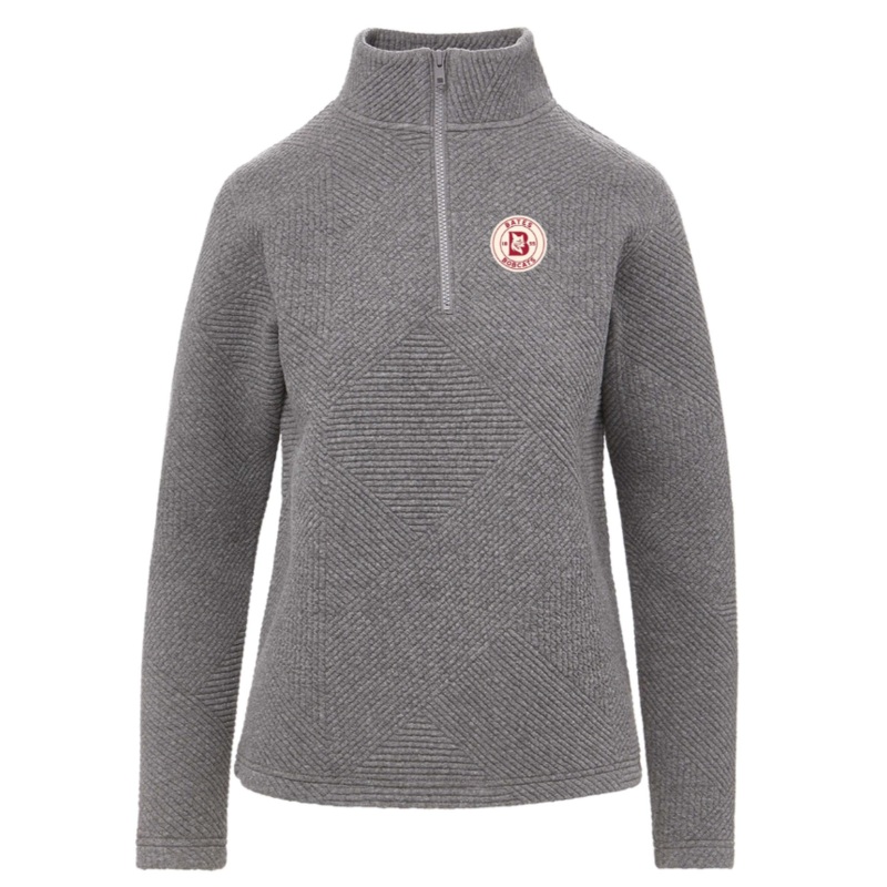 Women’s 1/4 Zip Graphite Zelda Zig-Zag Pullover from MV Sport Small