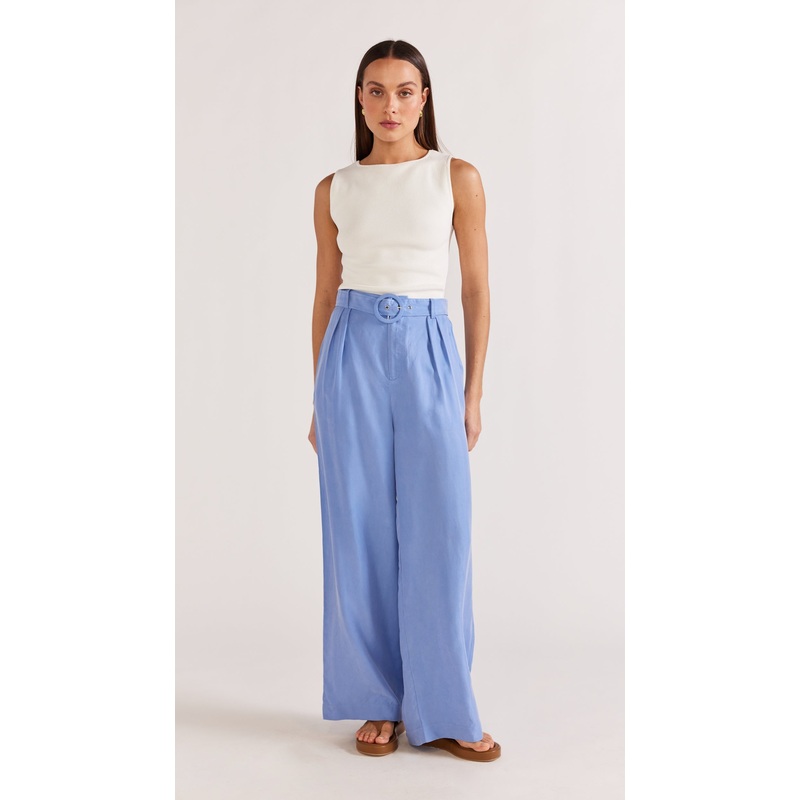 Alix Cupro Pant – Final Sale XS Periwinkle