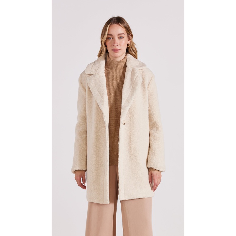 Dover Sherpa Coat – Final Sale XS CREAM
