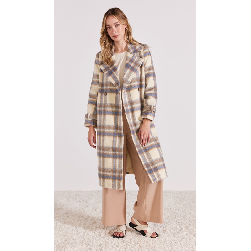 Keaton Check Coat – Final Sale XS KEATON CHECK