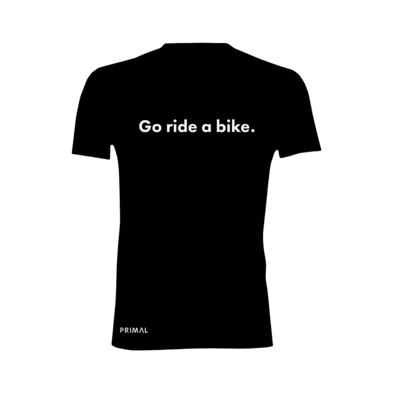 Go Ride a Bike Mens T-Shirt SM