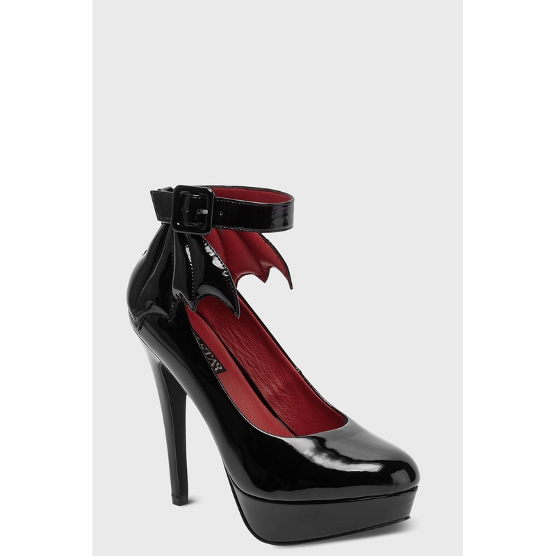 Cemetery Lane Heels US5 Black 100% Man Made Materials