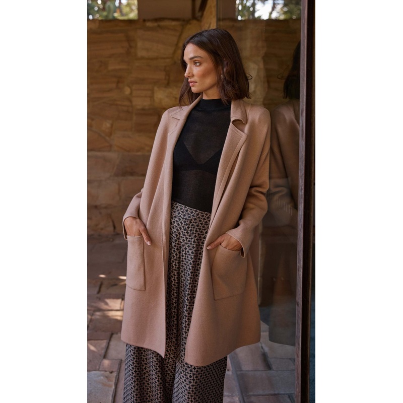 Marlowe Coatigan XS CAMEL