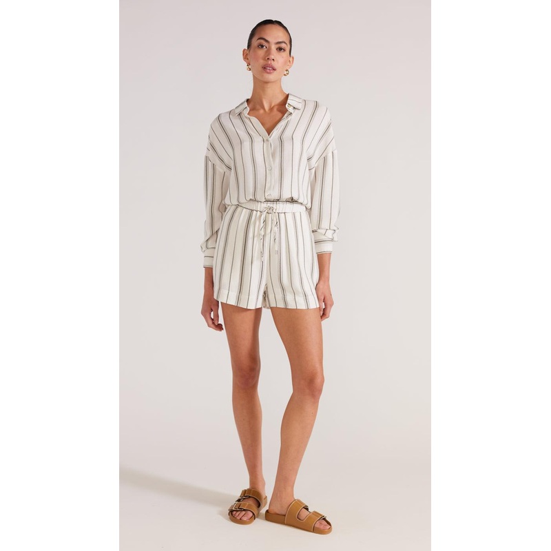 Verita Drawstring Shorts – Final Sale XS VERITA STRIPE