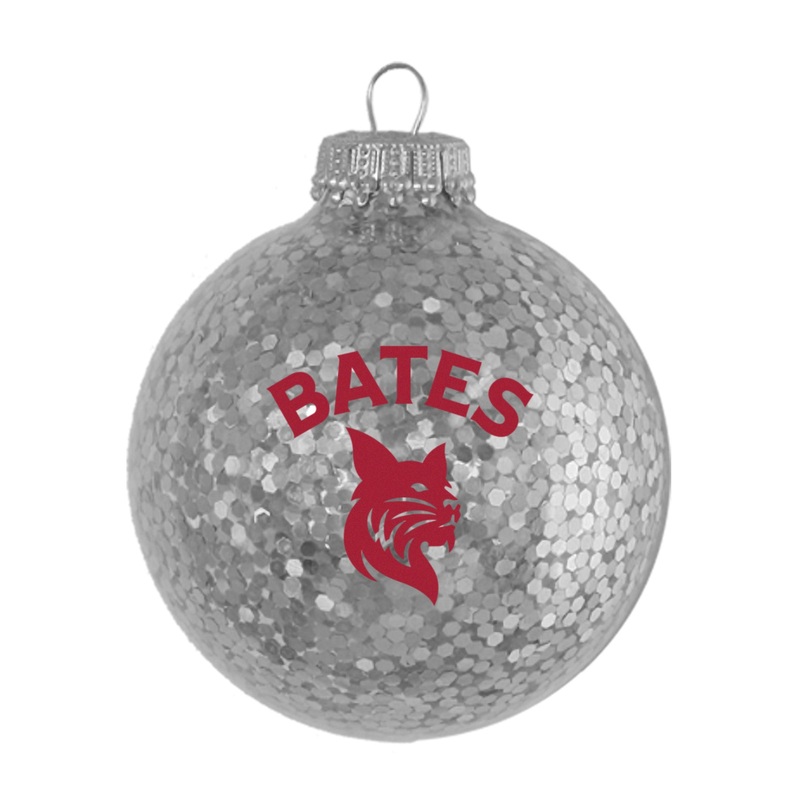 Sparkle Glass Ball Ornament – Bates over Bobcat
