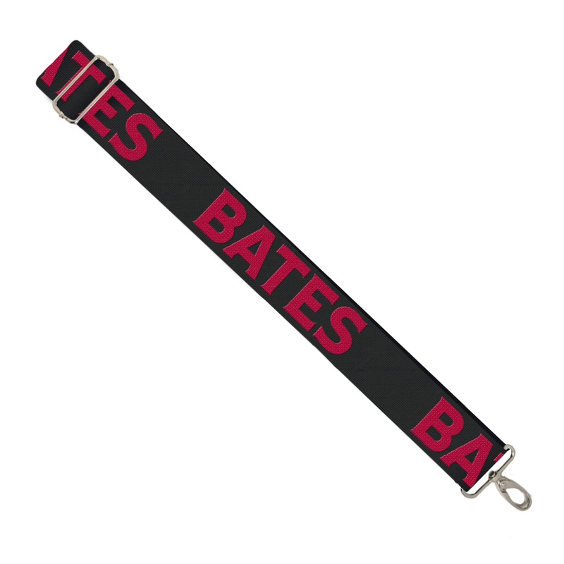 Woven Bag Strap with Chrome Hardware