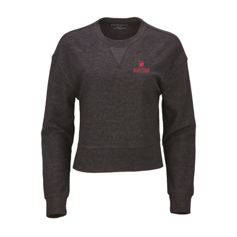 Women’s Corded Crop Crewneck from Boxercraft XS