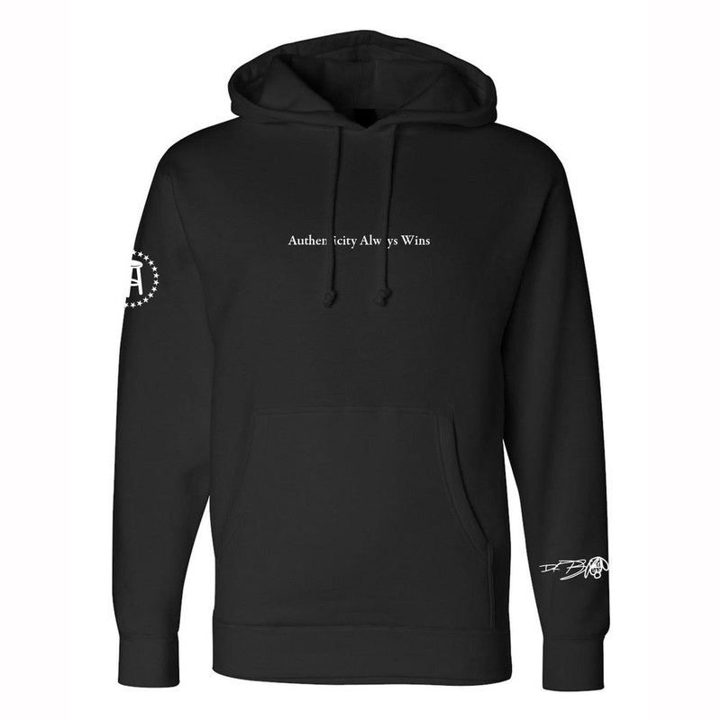 Authenticity Always Wins Hoodie Black S
