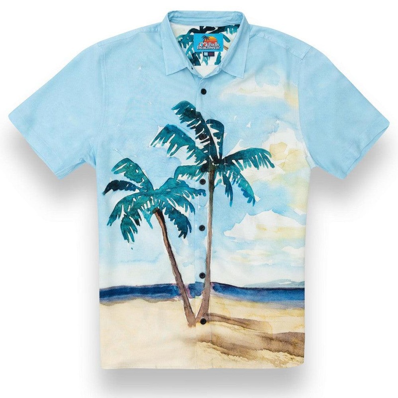 Balls Beachwear Bob’s Your Uncle Button Up Light Blue S