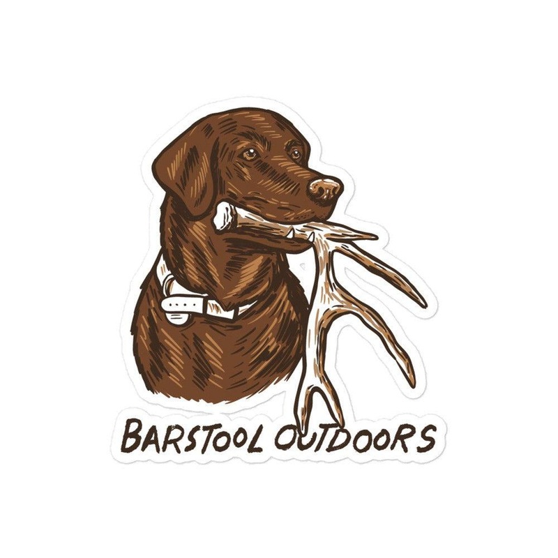 Barstool Outdoors Shed Hunting Sticker Brown 33