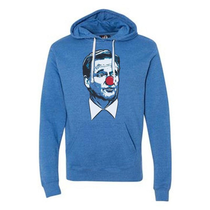 Clown Hoodie Turquoise S