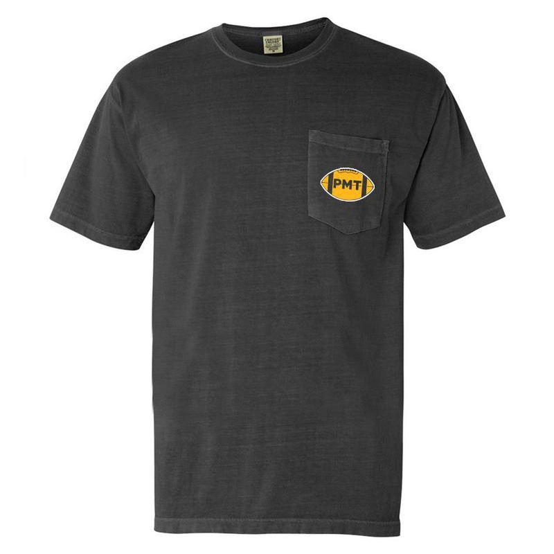 Football Guys Pocket Tee Charcoal S
