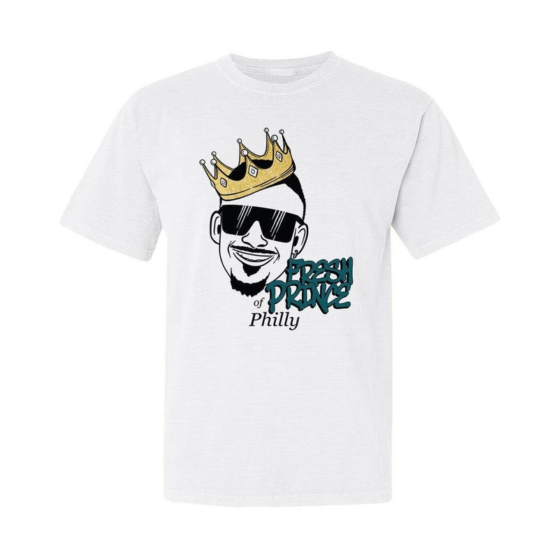 Jalen Hurts Prince of PHL Tee White S