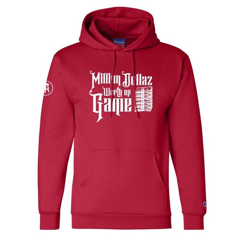 Million Dollaz Worth of Game Stacks Hoodie Red S
