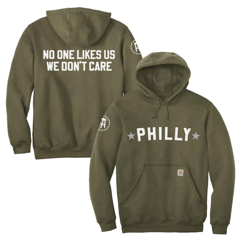 No One Likes Us Premium Hoodie Green S