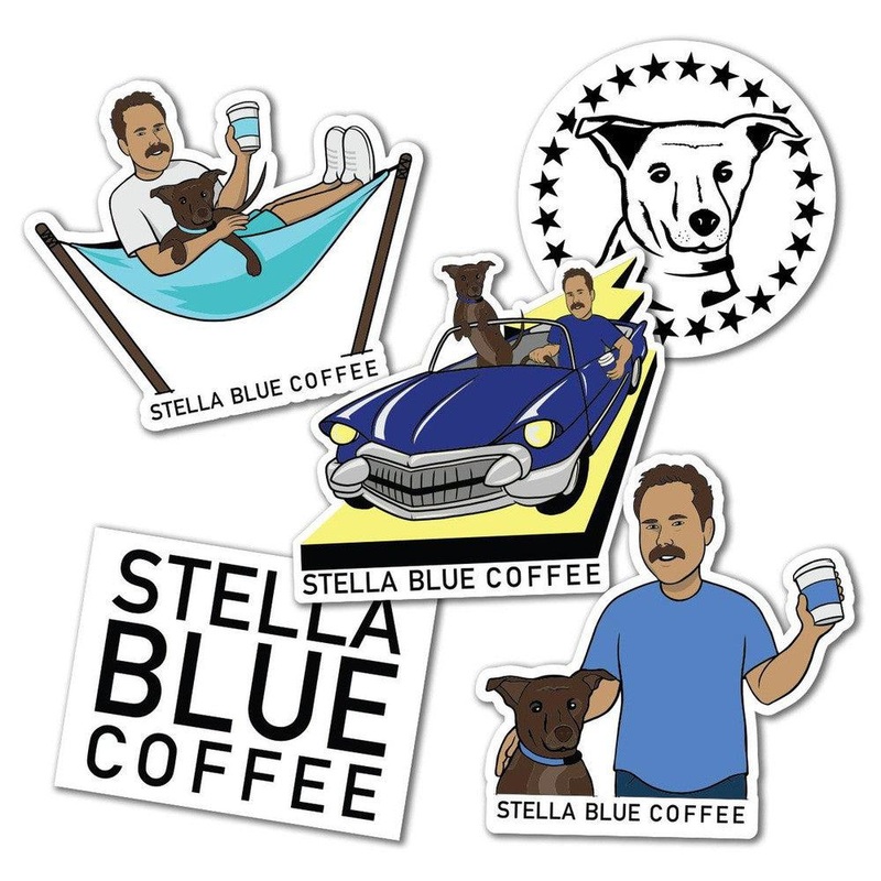Stella Blue Sticker Pack One Size