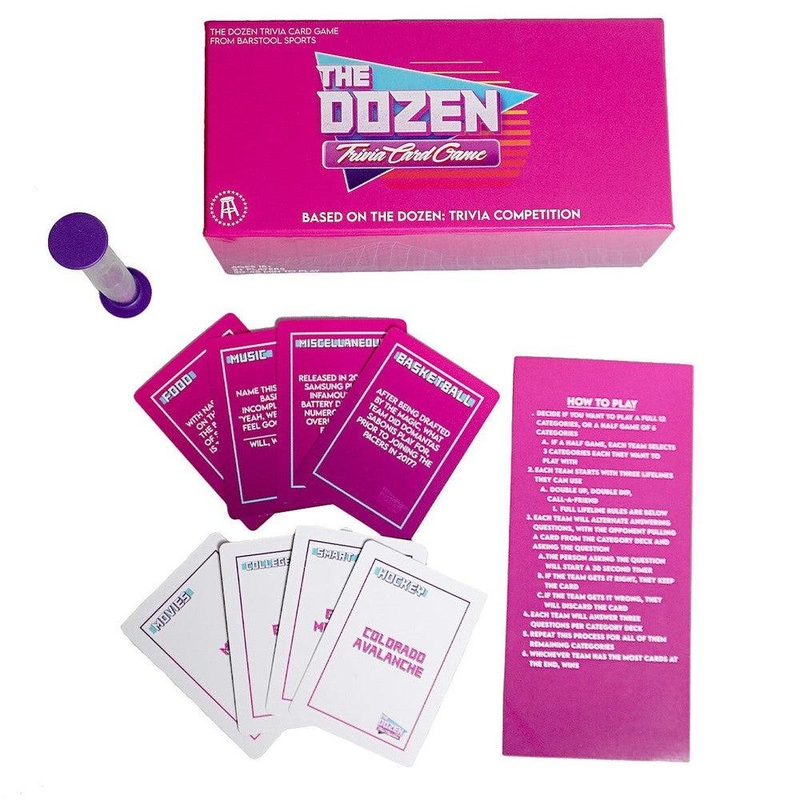 The Dozen Trivia Card Game One Size