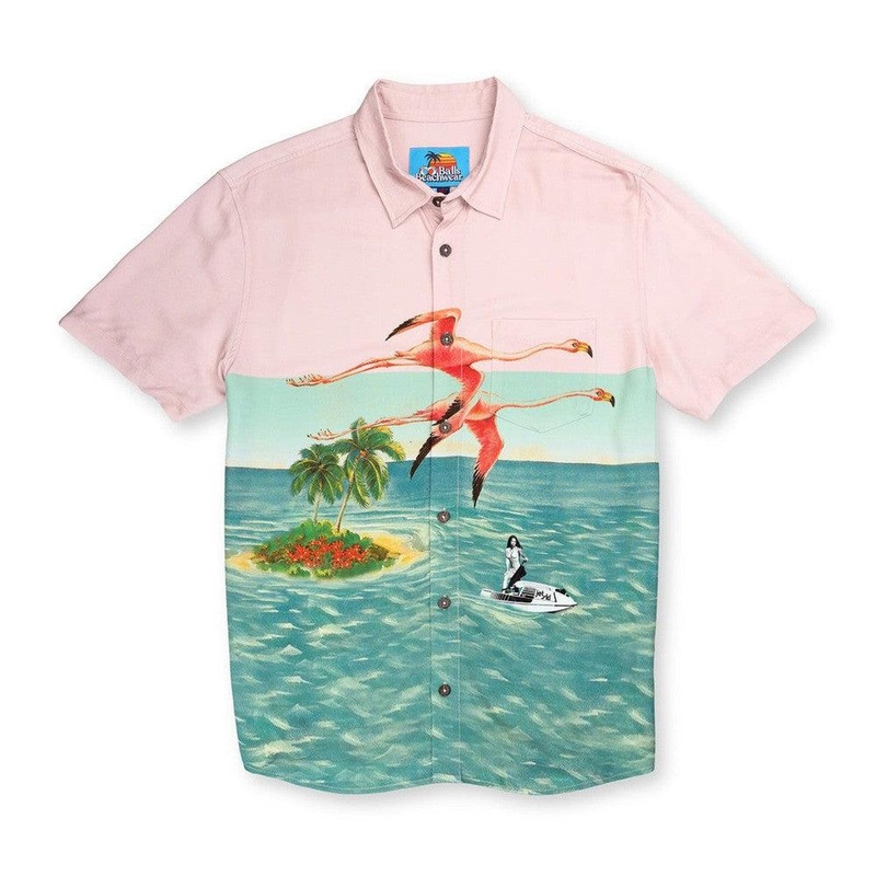 Balls Beachwear Stranded In Time Button Up Pink S