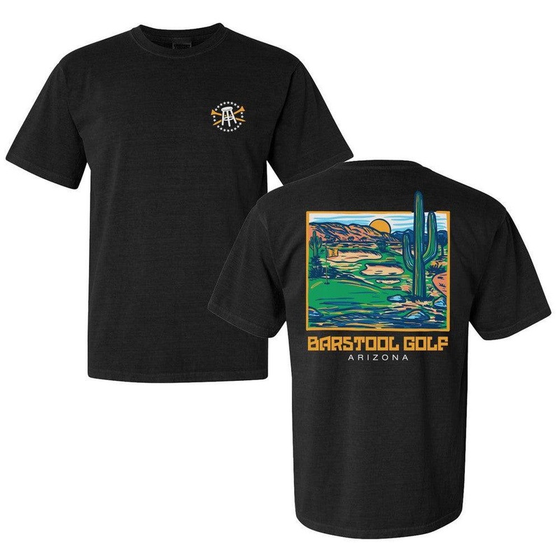 Barstool Golf Arizona Tee Black S
