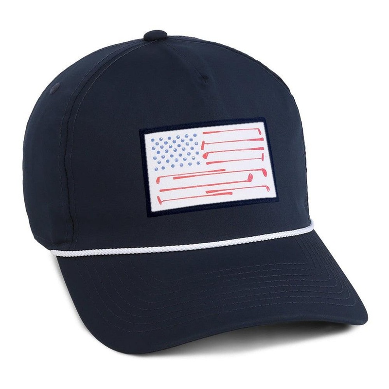 Barstool Golf x Imperial Flag Patch Hat Navy One Size