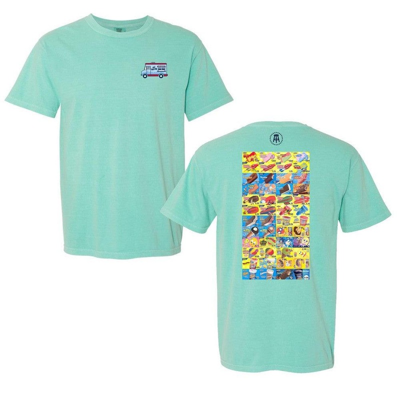 Ice Cream Truck Tee Mint Green S
