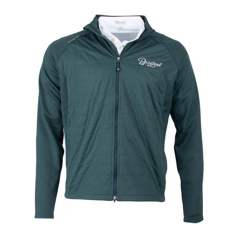 Peter Millar x Barstool Golf Hyperlight Merge Hybrid Jacket Forest Green S