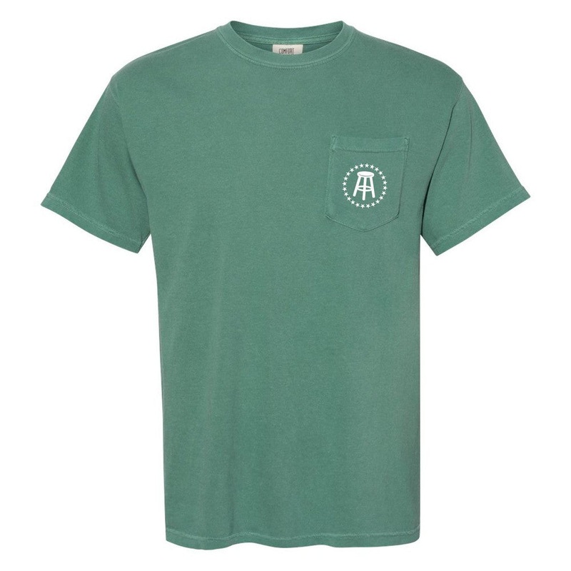 Stool And Star Pocket Tee Green S