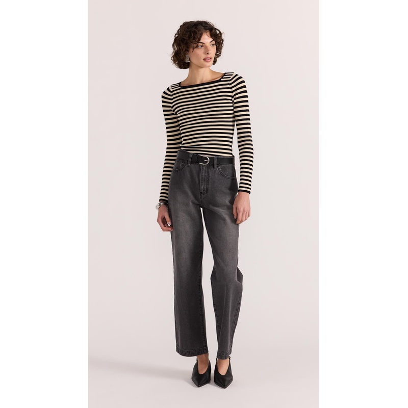 Sutton Crop Jeans XS Dark-Grey