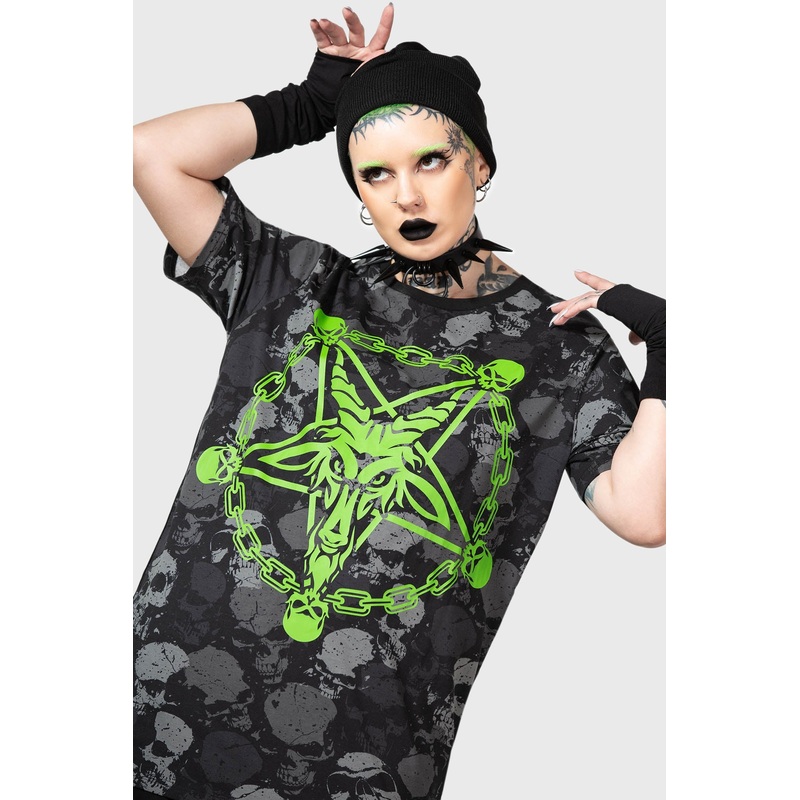 Tzompantli T Shirt XS Black 94% Cotton, 6% Elastane