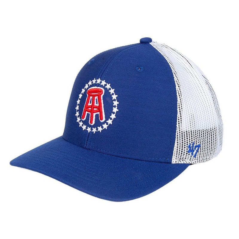 ’47 x Barstool Logo Trucker Hat Royal One Size