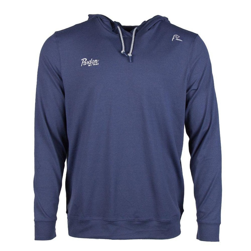 Rhoback x Pardon My Take “The Admiral” Performance Hoodie Navy S