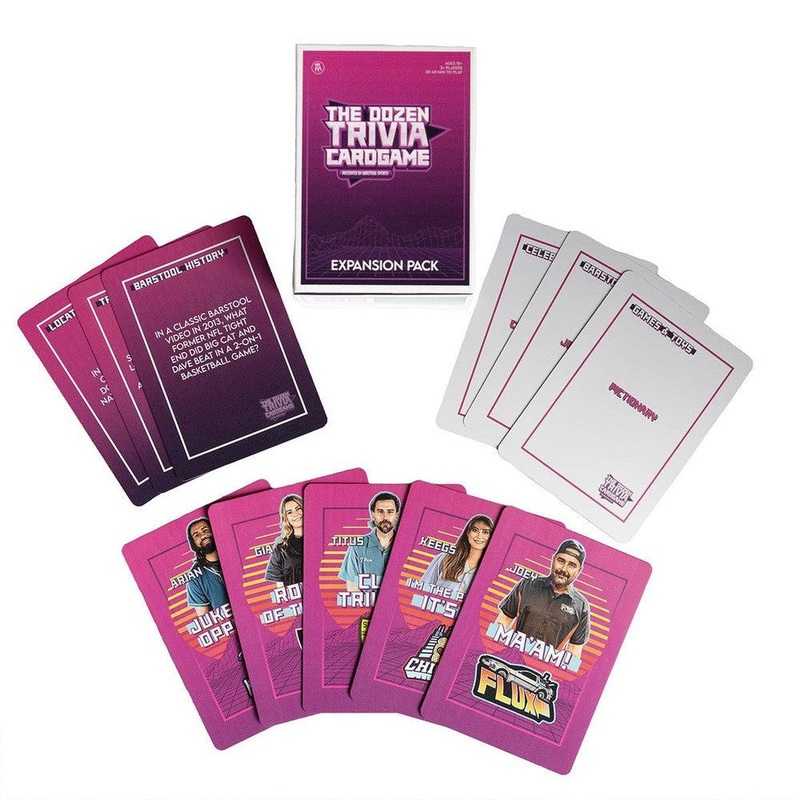 The Dozen Trivia Card Game Expansion Pack One Size
