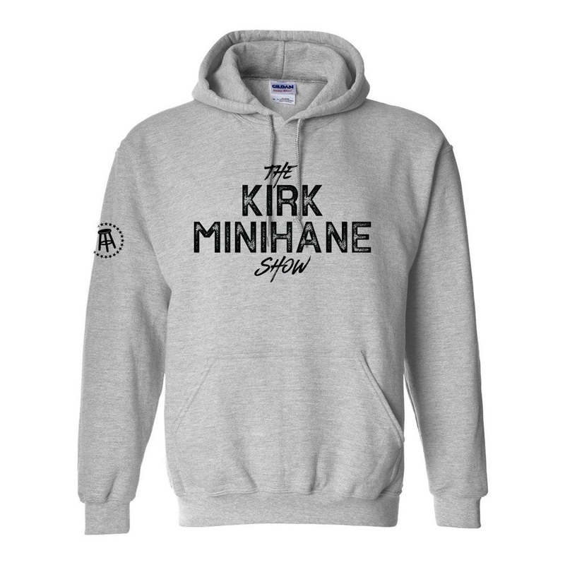 The Kirk Minihane Show Hoodie Grey S