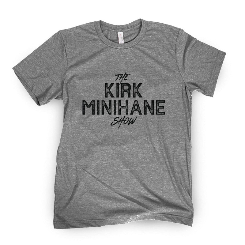 The Kirk Minihane Show Tee Grey S