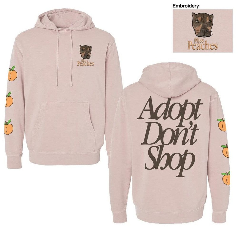 Adopt Don’t Shop Hoodie Pink S