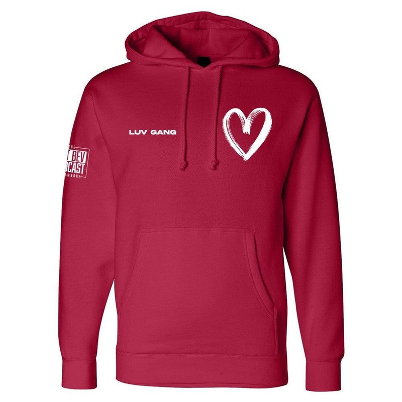 Luv Gang Hoodie Red S