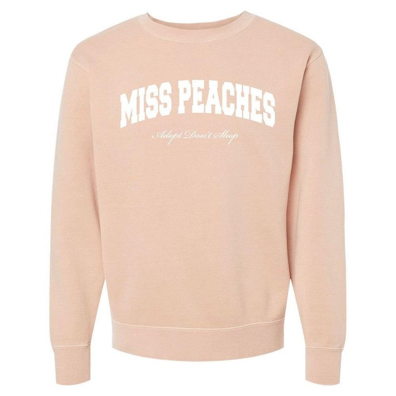 Miss Peaches Crewneck Pink S