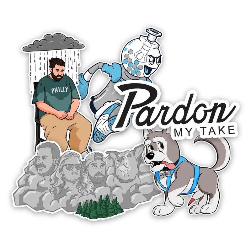 Pardon My Take III Sticker Pack White One Size