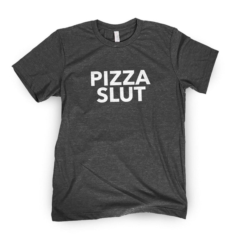 Pizza Slut Tee Grey S
