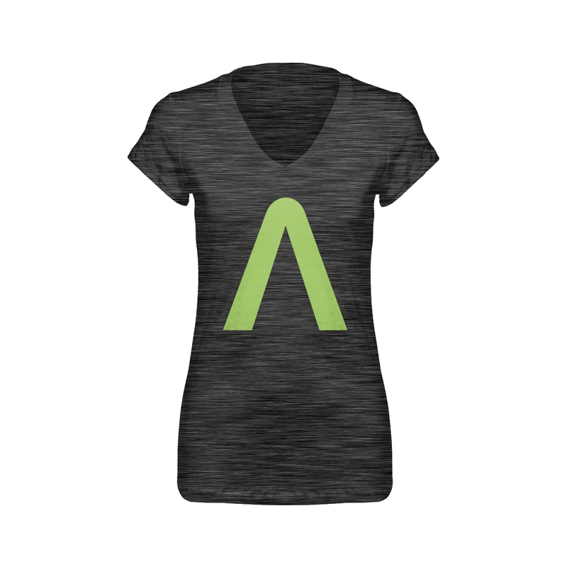 Turn It Up Grey Women’s T-Shirt SM