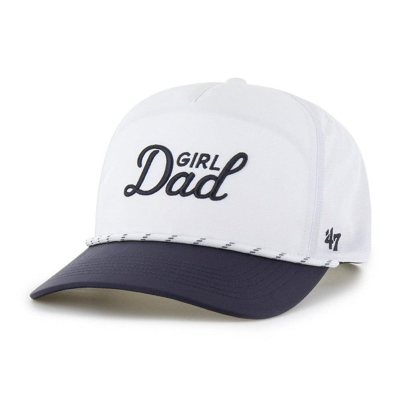 Girl Dad ’47 Chamberlain Snap Hitch Hat White One Size