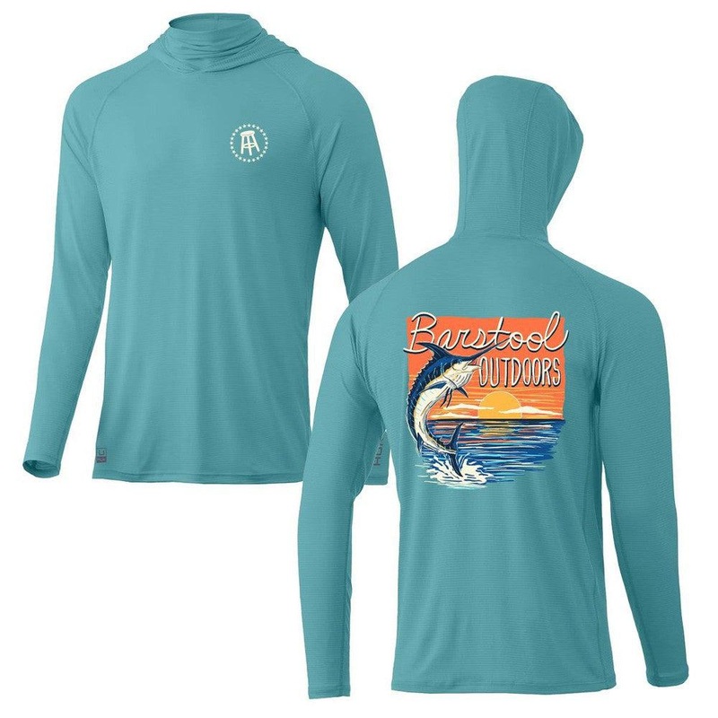Huk x Barstool Outdoors Marlin Hoodie Blue M