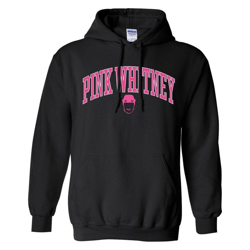 Pink Whitney Helmet Logo Hoodie Black S